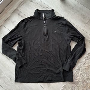 Michael Kors | Quarter Zip black sweater